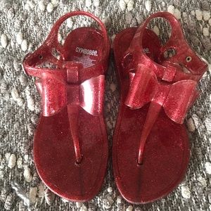 Gymboree red sandals